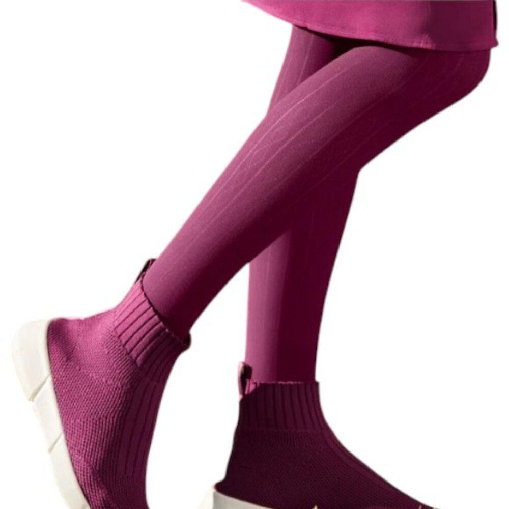 Bauerfeind purple VenoTrain micro medical compression stockings